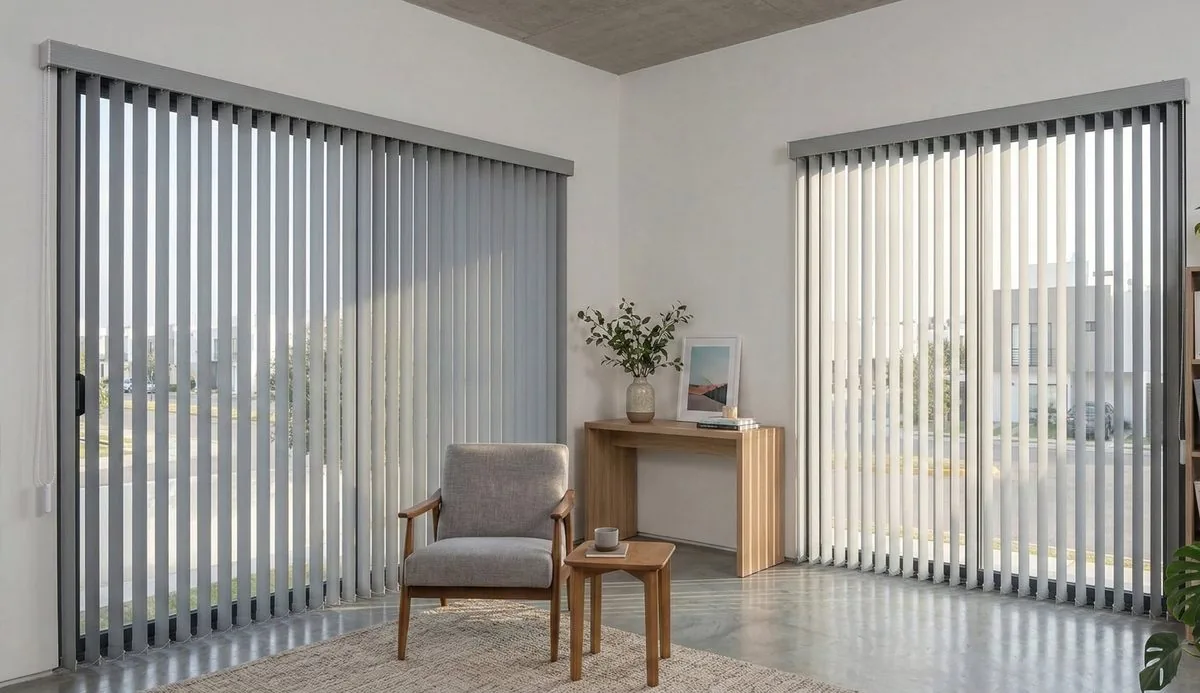 Persianas verticales PVC y tela en Querétaro — LiBali